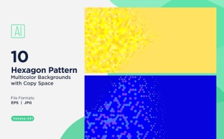 Vibrant honey bee Pattern Background in Multi Colors & Sizes 241