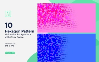 Vibrant honey bee Pattern Background in Multi Colors & Sizes 243