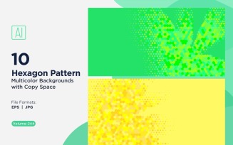 Vibrant honey bee Pattern Background in Multi Colors & Sizes 244