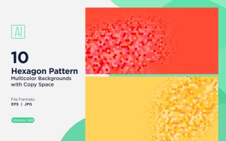 Vibrant honey bee Pattern Background in Multi Colors & Sizes 246