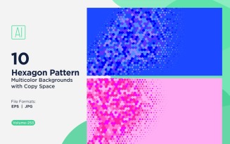 Vibrant honey bee Pattern Background in Multi Colors & Sizes 253