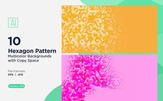 Vibrant honey bee Pattern Background in Multi Colors & Sizes 256