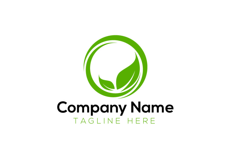 Organic Natural Food Logo Design Template 12 Logo Template