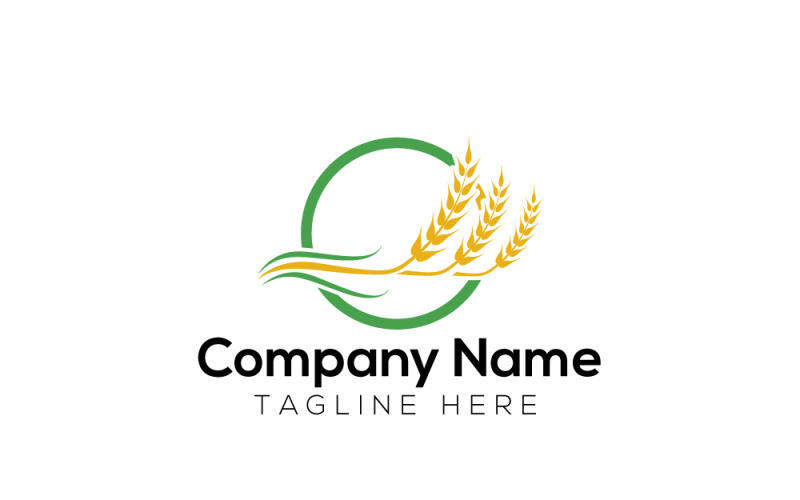 Organic Natural Food Logo Design Template Logo Template