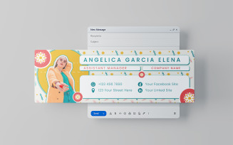 Creative Email Signature Design Template