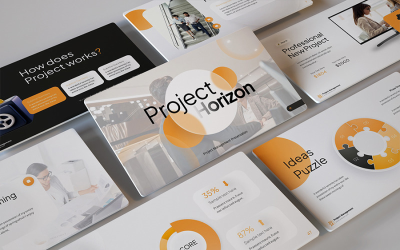 Horizon - Business Management PowerPoint Template