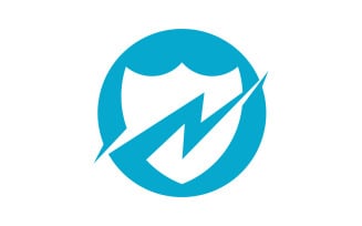 Shield logo template . vector shield icon V11