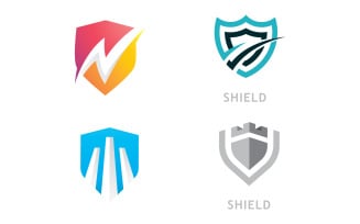Shield logo template . vector shield icon V15