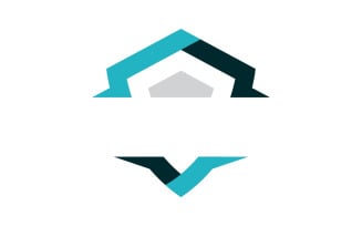 Shield logo template . vector shield icon V9