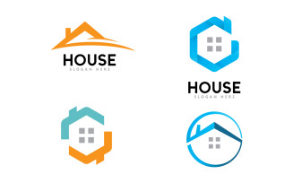 House And Apartment Logo vector illustration V15