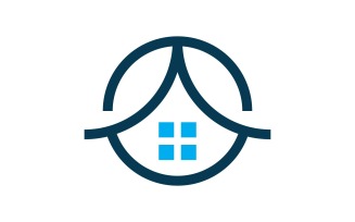 House And Apartment Logo vector illustration V5