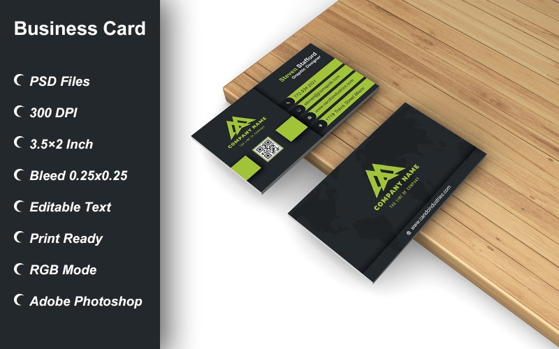 Business Card Template for Property - Dealers - Corporates - Customizable Designs - 638 Corporate Identity