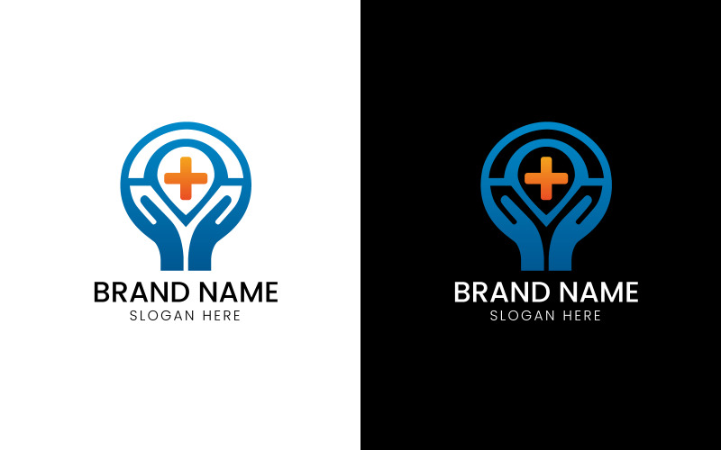 Hospital location logo-09-354 Logo Template