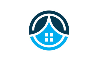 House And Apartment Logo vector illustration V0