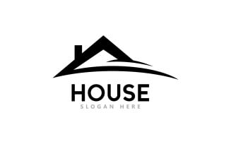 House And Apartment Logo vector illustration V7