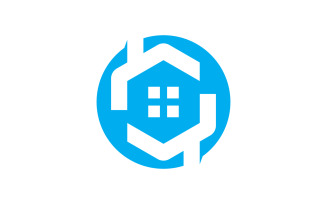 House And Apartment Logo vector illustration V9