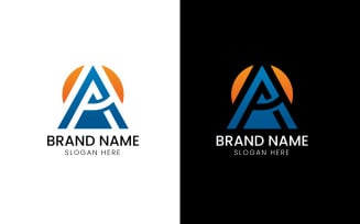 Letter A company logo-09-360