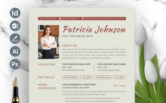 Modern Minimalist Resume Template