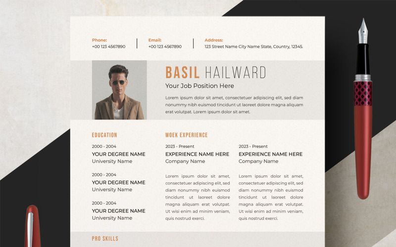 Modern Resume Template Word