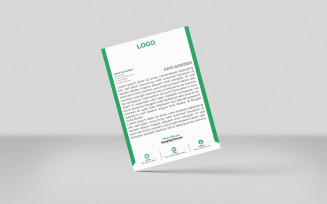 Clean and Corporate business letterhead template design creative