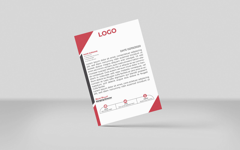 Creative And Modern Company Letterhead And Business Letterhead Design Corporate Identity