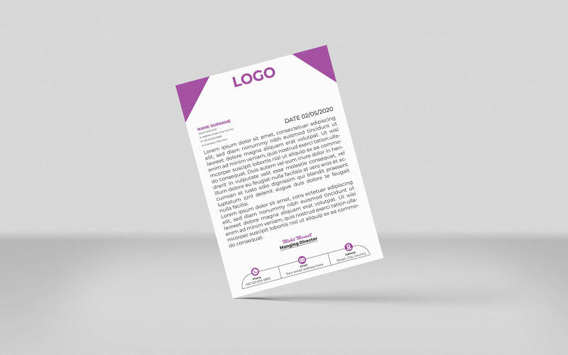 Creative And Modern Letterhead And Business Letterhead Design Corporate Identity