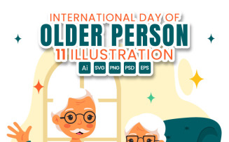 11 International Day of Older Persons Illustration