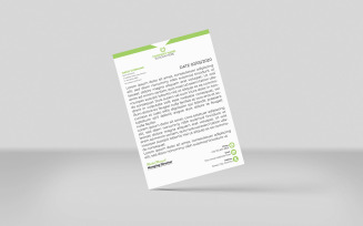 ﻿Modern and minimal business letterhead New template