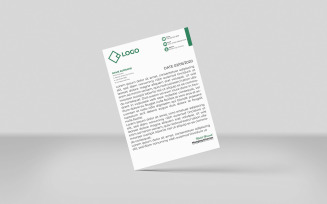Modern business letterhead template Design New