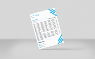 Professional creative letterhead template design for your business