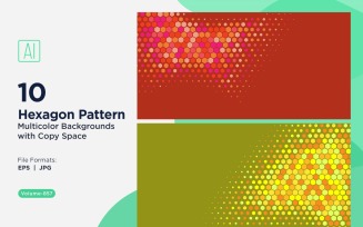 Vibrant honey bee Pattern Background in Multi Colors & Sizes 857