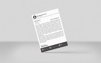 Professional Letterhead Corporate Letterhead Template Simple Design