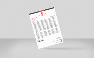 Modern and Minimal Letterhead New Design