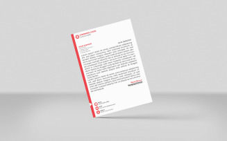 Modern letterhead business letterhead and corporate letterhead design template