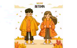 Hand Drawn Autumn Illustration