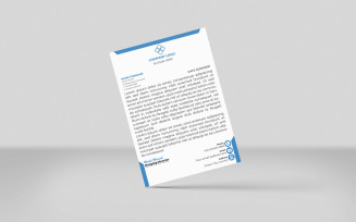 Minimal Letterhead Design Template Clean business