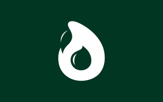 Avocado fruit logo template, healthy food symbols V11