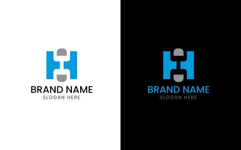 Letter H medicine logo-09-373 Logo Template