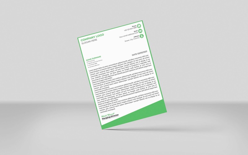 Professional Letterhead Creative New Design Corporate Identity