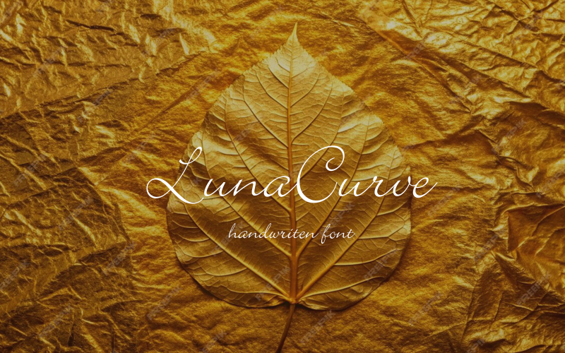 LunaCurve-creative font-011-24 Font