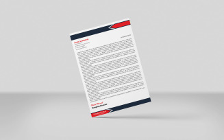 Business company flyer Letterhead template