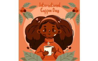 Illustration of World Coffee Day