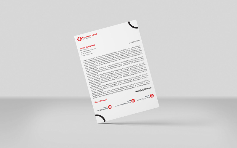 Unique Letterhead Creative Letterhead Design Corporate Identity