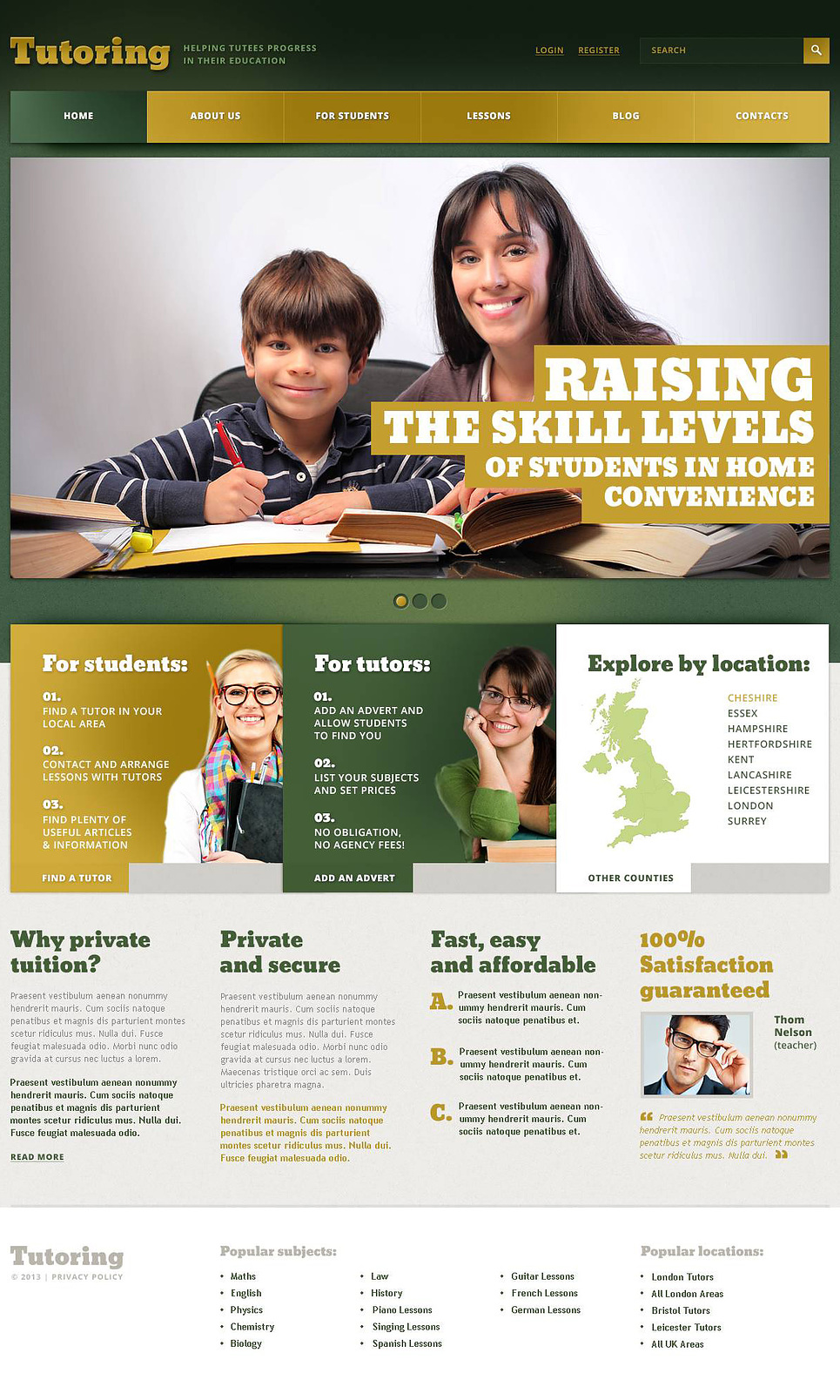Harmonic Education WordPress Theme New Screenshots BIG