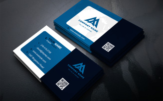 Double-Sided Modern Business Card PSD Template for Branding