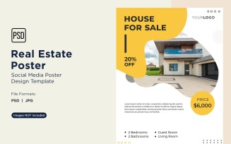Real Estate Social Media Poster Post Design Template 41.