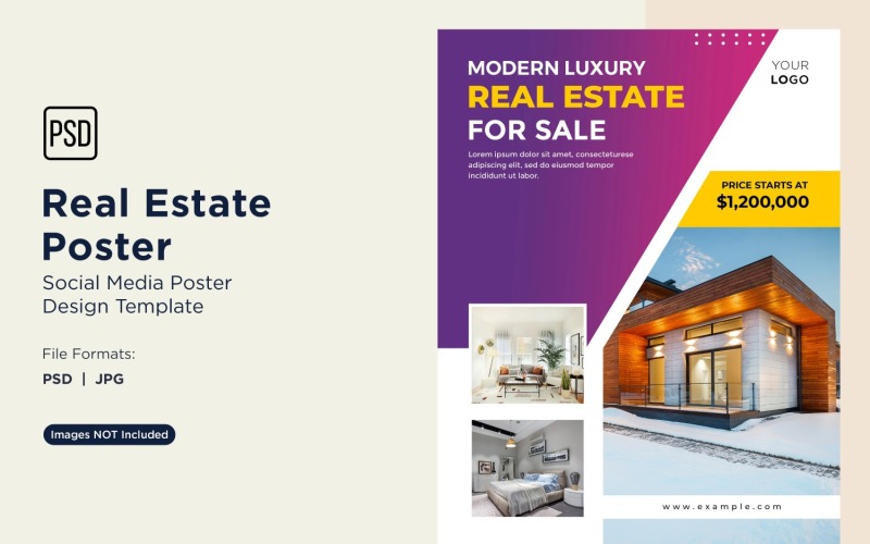 Real Estate Social Media Poster Post Design Template 74