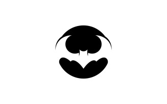 Bat Logo template vector illustration V2
