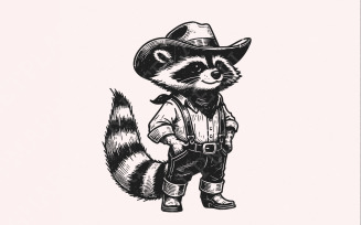 Funny Raccoon Png, Do Some Lollygagging, Western Design Png, Trending Vintage Shirt Design, Cute