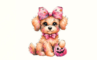 Halloween Poodle Clipart, Poodle PNG, Halloween Poodle, Ghost Poodle PNG, Halloween Dogs,